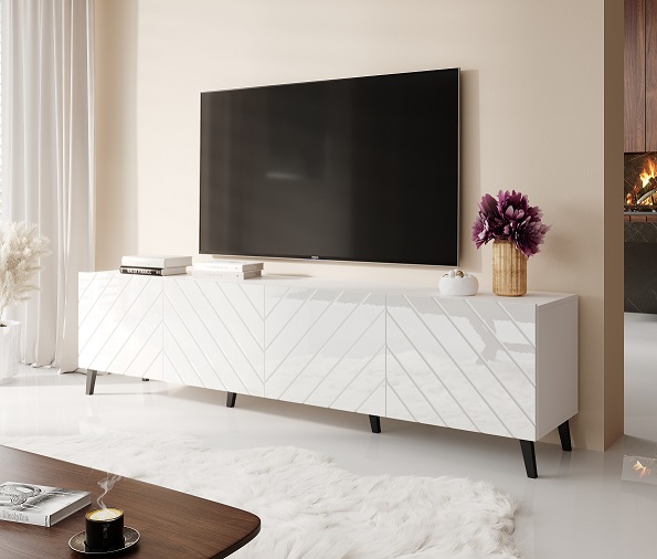 Abeto Tv stolík 200 biely