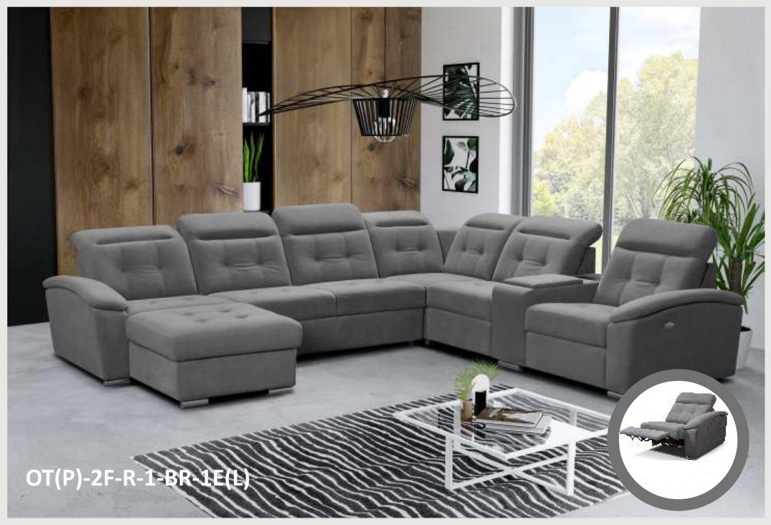 Sedacia súprava Comforto OT(P)+2F+R+1+BR+1E(L)